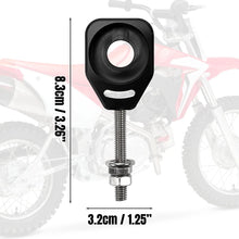 Load image into Gallery viewer, Black Motorcycle Rear Chain Adjuster Tensioner For HONADA All CRF110 2013-2023 M