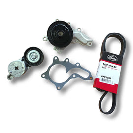 Drive Belt Set with Tensioner and Water Pump for Toyota 2AR-FE Camry ASV50 RAV-