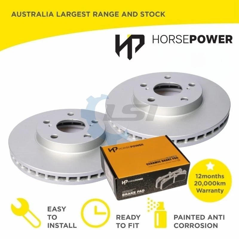 Front Brake Pads and Disc Rotors Set for Toyota AVALON MCX10R MCV36R 09/03-06