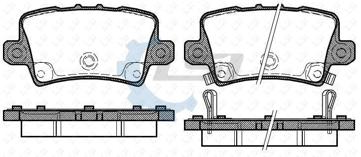 Rear Brake Pads and Disc Rotors Set for Honda Civic FK2 1.8 2006 - 6/2012