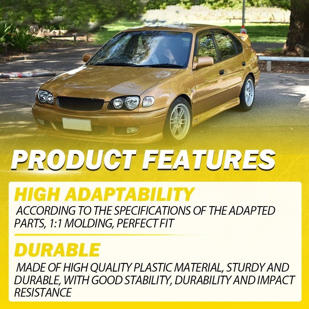 1-10x FRONT LH Outer Outside Door Handle For Toyota Corolla AE112 1998-01 Black