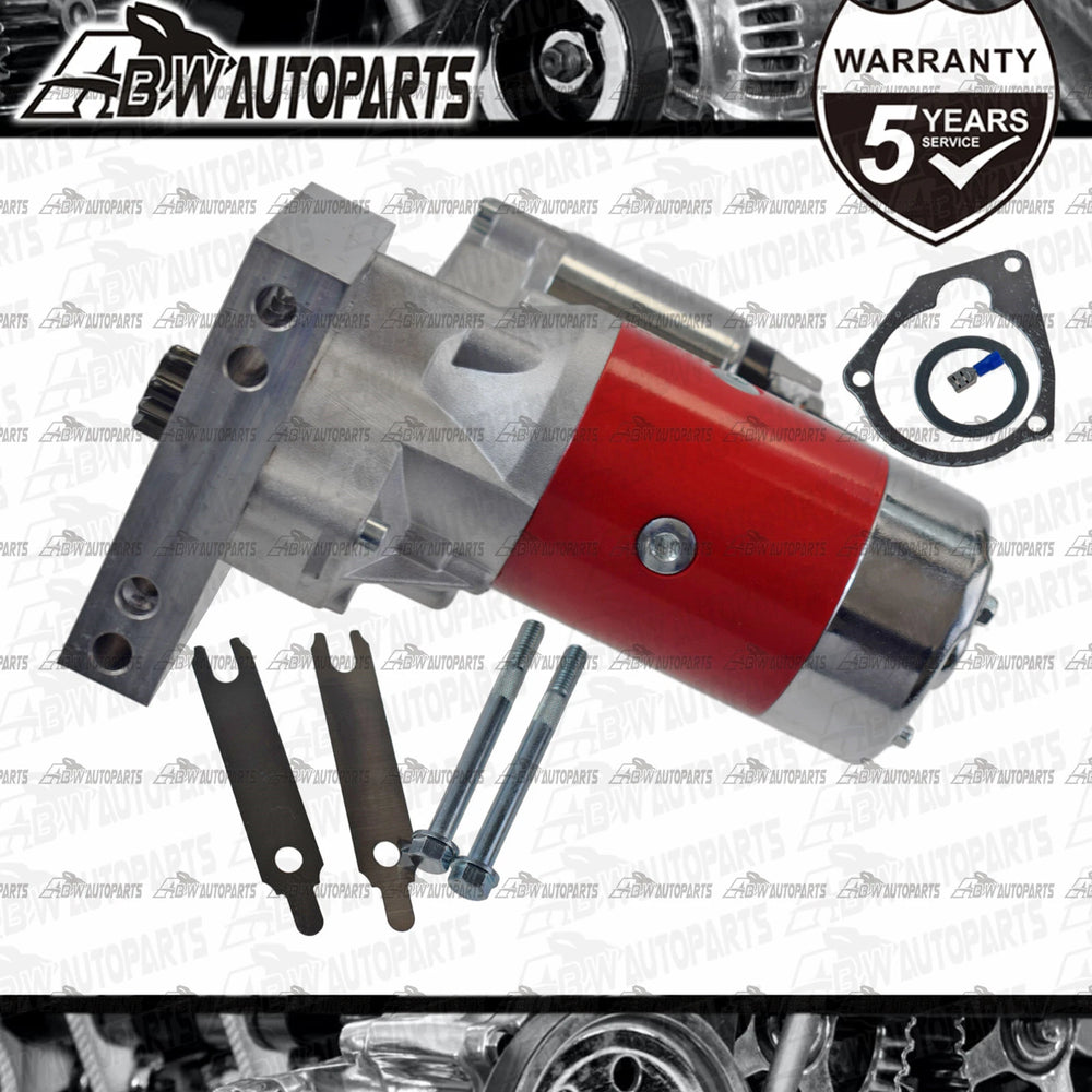 Starter motor for Chevy 305 350 V8 small and big block engines with 153 or 168 tooth flywheels