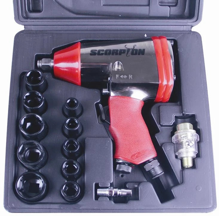 SP Tools Scorpion 1/2 inch impact wrench kit