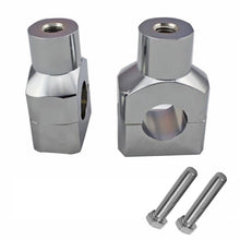 Load image into Gallery viewer, 1" Motorcycle Handlebar Handle Bar Adapter Risers Clamp Mounts For Harley Fatboy