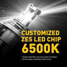 Load image into Gallery viewer, 2PCS H4 9003 Headlight Globes Light LED Bulbs Kit White 6500K High Low Beam 12V