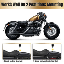 Load image into Gallery viewer, 1pcs 6mm Rear Seat Bolt Screw Billet Aluminum Knurled Black for Harley 1996-2015