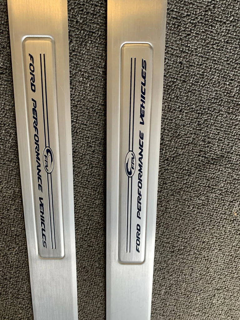 SET OF FRONT & REAR SCUFF PLATE SUIT FG SERIES FORD FALCON/FPV SEDAN