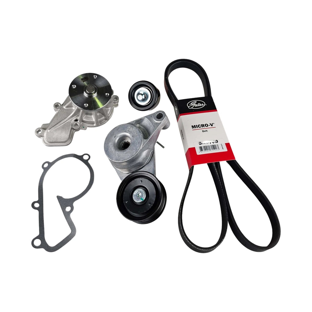 Drive Belt Idler Tensioner & Water Pump Kit For i30 G4NB Sportage G4NA w/o AC