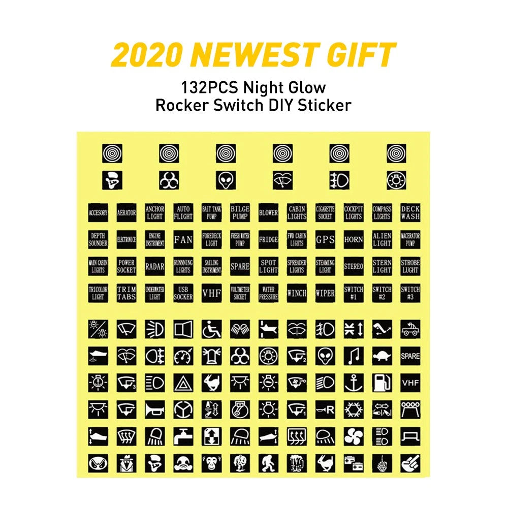 6 Gang Switch Panel Relay Circuit Control For Box Car Boat Marine 12V LED Light