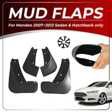Load image into Gallery viewer, 4Pcs Black Mudguards Splash Guards Mud Flaps Mudflaps For Ford Mondeo 2007~2012