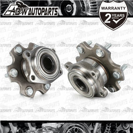 Pair Rear Wheel Bearing Hubs For Mitsubishi Pajero NS NT NW NX 14mm Bolt Hole