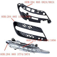 Load image into Gallery viewer, For Benz W204 08-11 C300 Sport AMG Fog Lights LED DRL Daytime Running Light ST