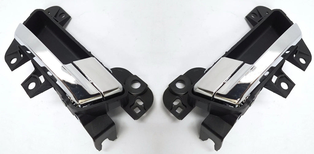 *NEW* DOOR HANDLE INNER (CHROME/GREY) for FORD FALCON FG 2/2008-10/2016 PAIR