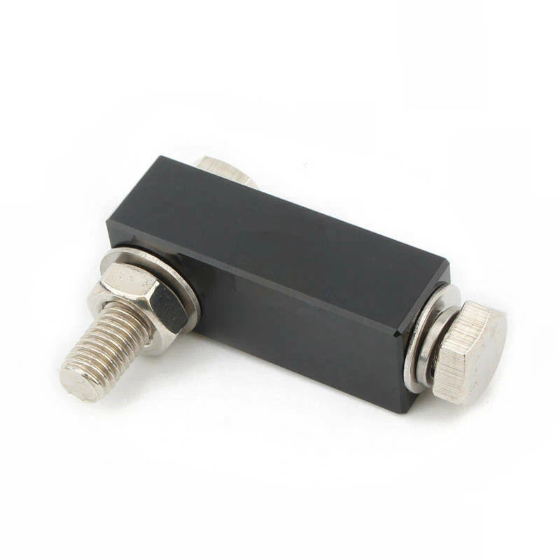 Black CNC Headlight Mount Bracket Block for Harley Softail Dyna Breakout Glide S