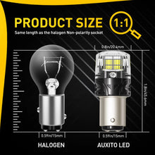 Load image into Gallery viewer, 2X AUXITO BAY15D 1157 P21/5W 12V RED CAR 16SMD BRAKE LED STOP TAIL LIGHT BULBS