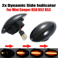 Load image into Gallery viewer, Dynamic LED Smoke Side Marker Indicator Signal Lamp For Mini Cooper R50 R52 R53