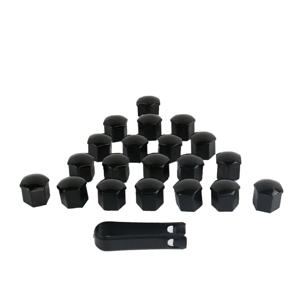20pcs/Set 19mm Car Wheel Nut Bolt Cover Caps with Removal Tool Clip Universal ST