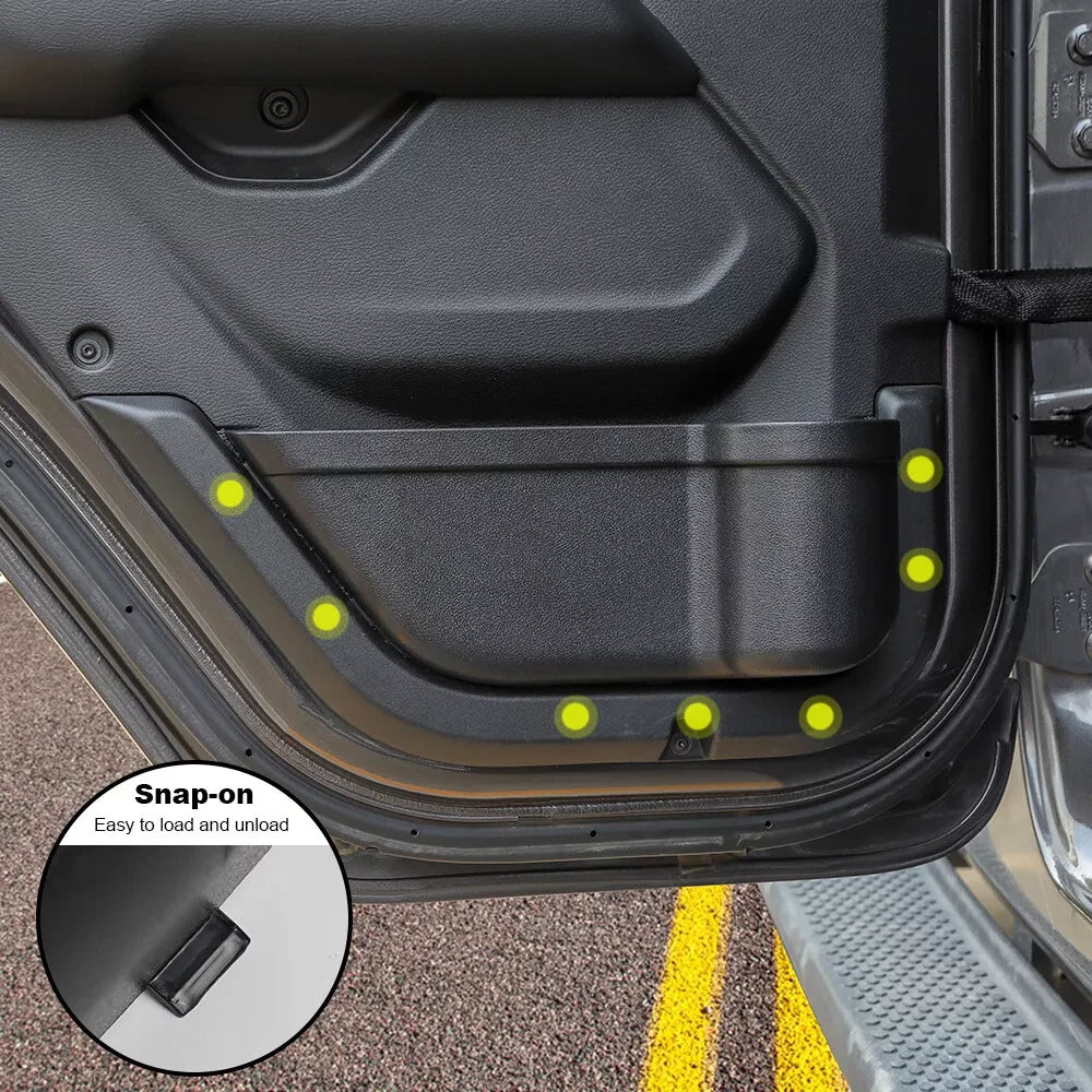 Rear Door Storage Pockets Organizer Box Accessories For Jeep Wrangler JL 2018-20