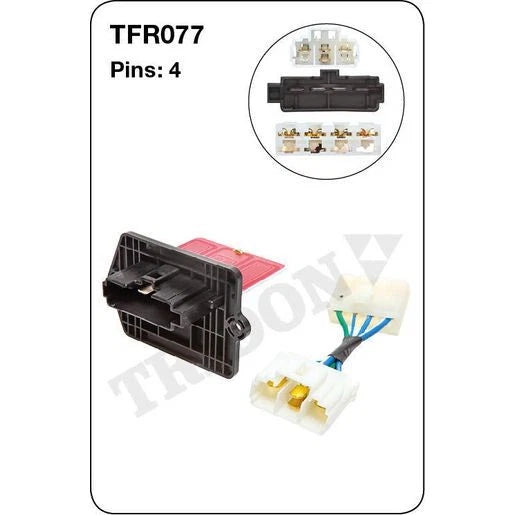 Tridon AC Blower Motor Resistor TFR077