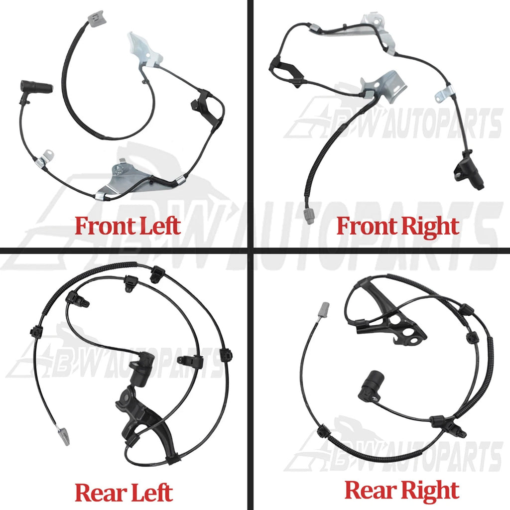 4PCS ABS Sensor Suitable For Toyota Land Cruiser 100 Lexus LX470 1998-2007