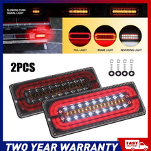 Load image into Gallery viewer, 8X Sequential tail lights LED Stop Tail Lights Kit Boat Truck Lamp 33CM A