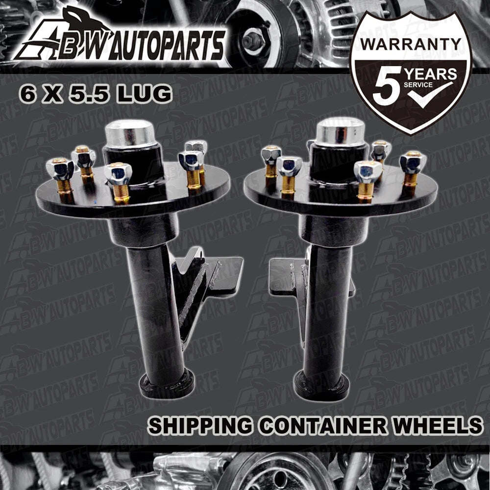 2PCS for Shipping Container Mover Wheels With Hubs( for Land Cruiser)