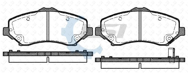 Front Brake Pads and Disc Rotors Set for Dodge Nitro 2.8 2007-2010 302mm