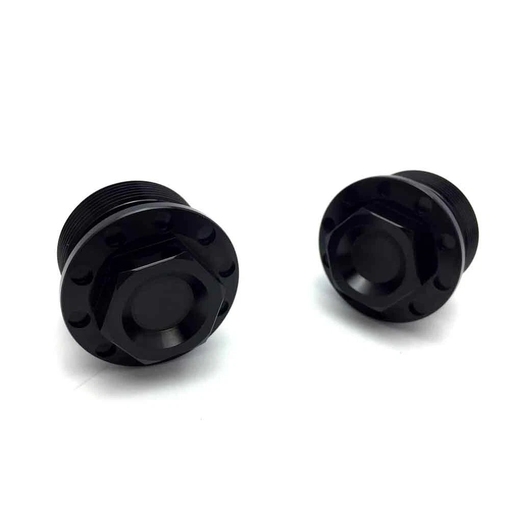 Pair Black CNC Anodized Fork Tube Cap Bolt For Harley Sportster 1200 883 39mm ST
