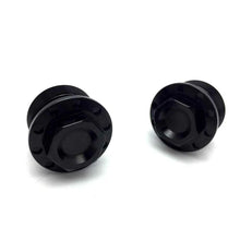 Load image into Gallery viewer, Pair Black CNC Anodized Fork Tube Cap Bolt For Harley Sportster 1200 883 39mm ST