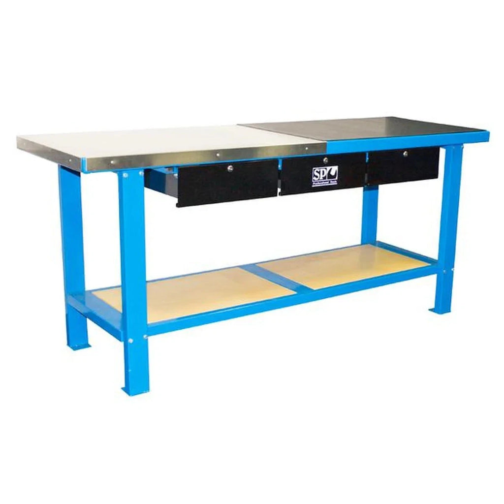 SP Tools Work Bench Custom 2000mm 3 Drawer Bom