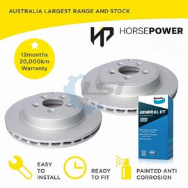 Rear Bendix Brake Pads and Disc Rotors for TERRITORY SX (TS TX) SY SZ 04-16