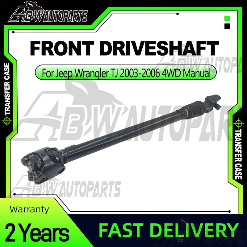 Front Tailshaft Drive Shaft for Jeep Wrangler TJ 2003-2006 4WD Manual Trans. SUV