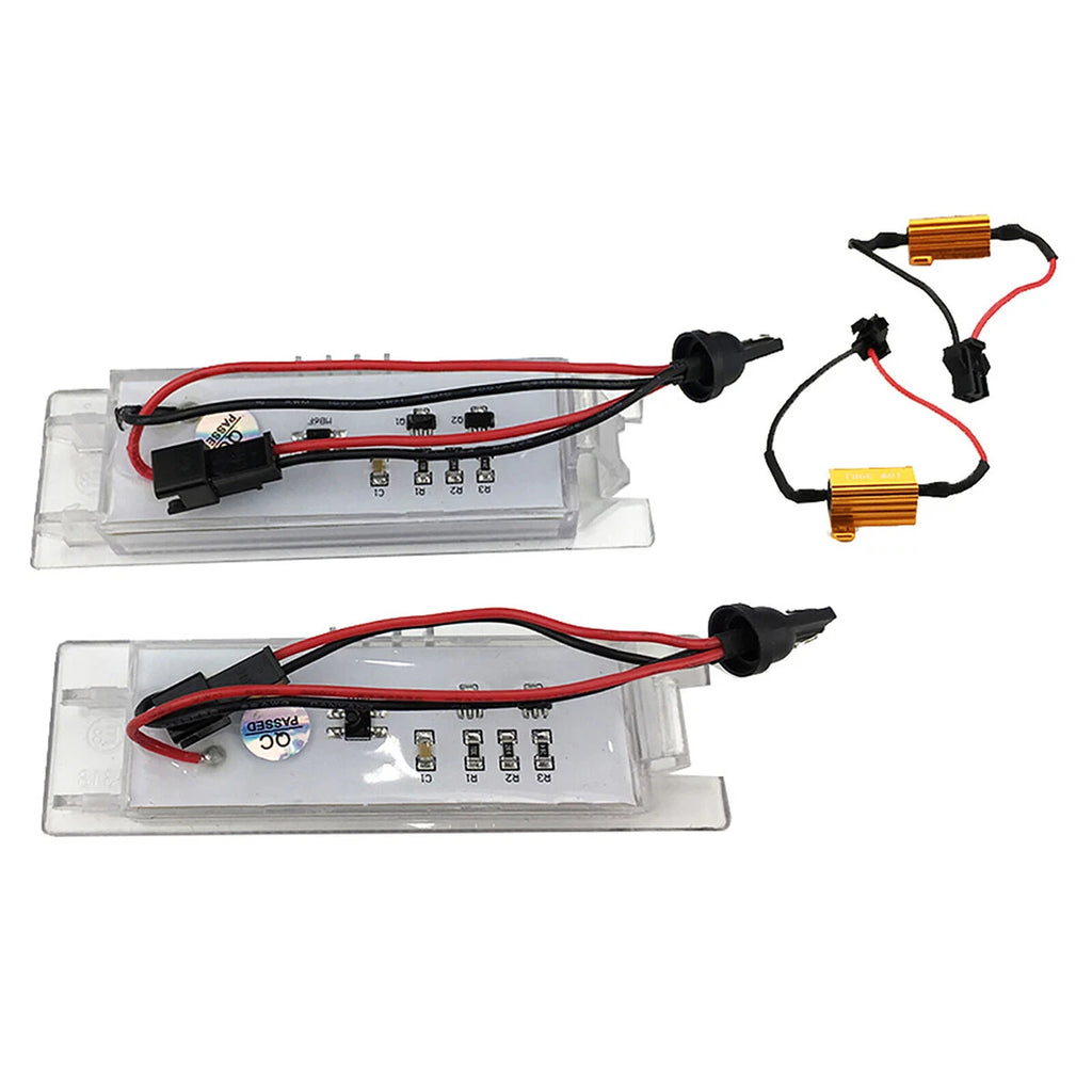 2x LED License Number Plate Light for Opel Zafira B Astra H Insignia Corsa D ST