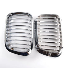Load image into Gallery viewer, Chrome Front Kidney Mesh Grille Grill For BMW E46 3 Series 4 Door Sedan 98-01