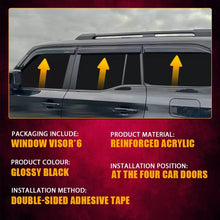 Load image into Gallery viewer, 6pcs Luxury Weather Shields for Toyota Land Cruiser Prado 250 J250 LC250 2024+
