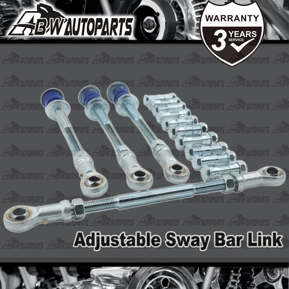 Front + Rear Extended Adjustable Sway Bar Kit 2-8 inch for NISSAN Patrol GU Y61
