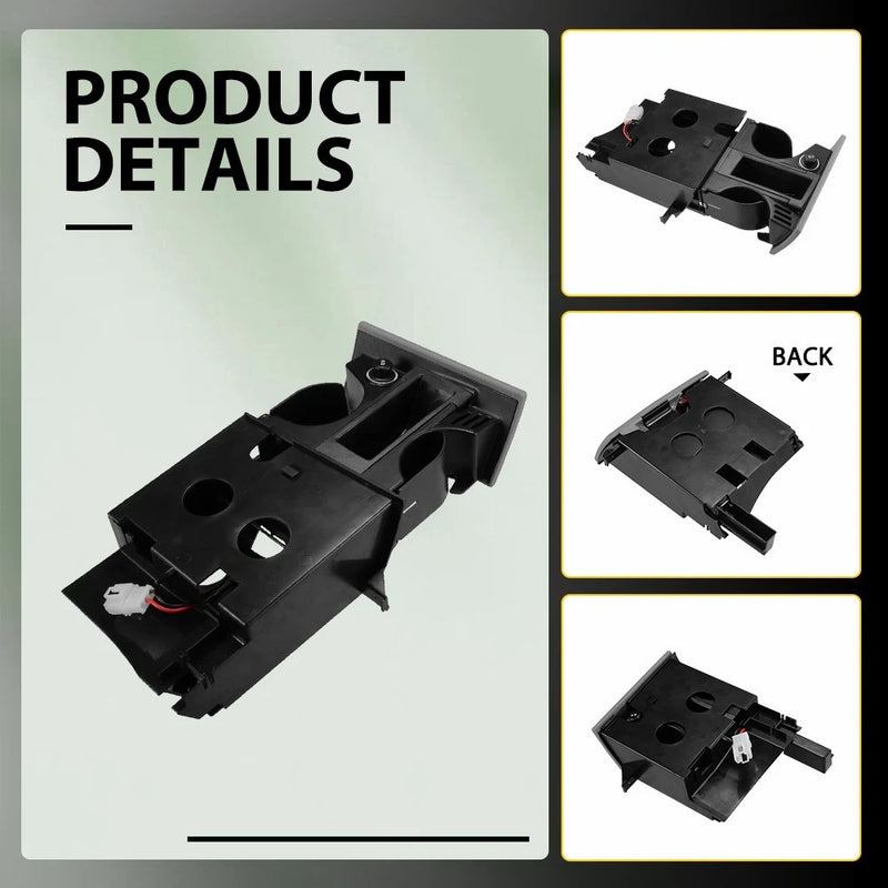 Dash Dual Cup & Coin Ashtray Holder for VW Transporter T5 2003-2013