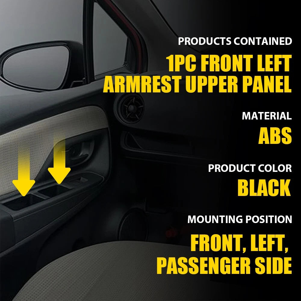 For Toyota Vitz 10-14 Armrest Upper Panel Front Left LH Side 74231-52630-C0