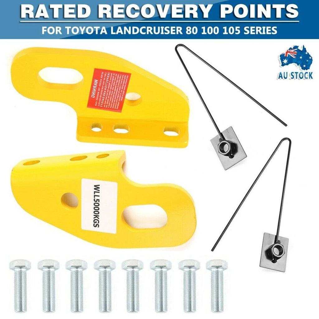 Heavy Duty Rated Recovery Points Fit For Toyota Landcruiser 80 100 105 Series