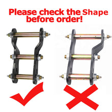 Load image into Gallery viewer, Rear Extended Greasable Shackles For Ford Ranger PX BT50 Lift Up 2" inch