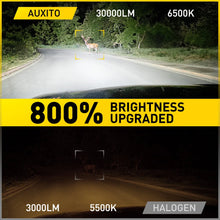 Load image into Gallery viewer, AUXITO Pair H4 Headlight Globe Light LED 6500K High Low Beam Bulbs Kits Xenon AU