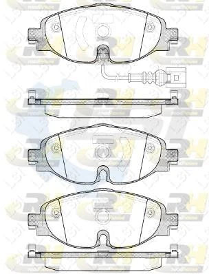 Front European Brake Pads and 288mm Disc Rotors set for Audi A3 8V 2013-2018