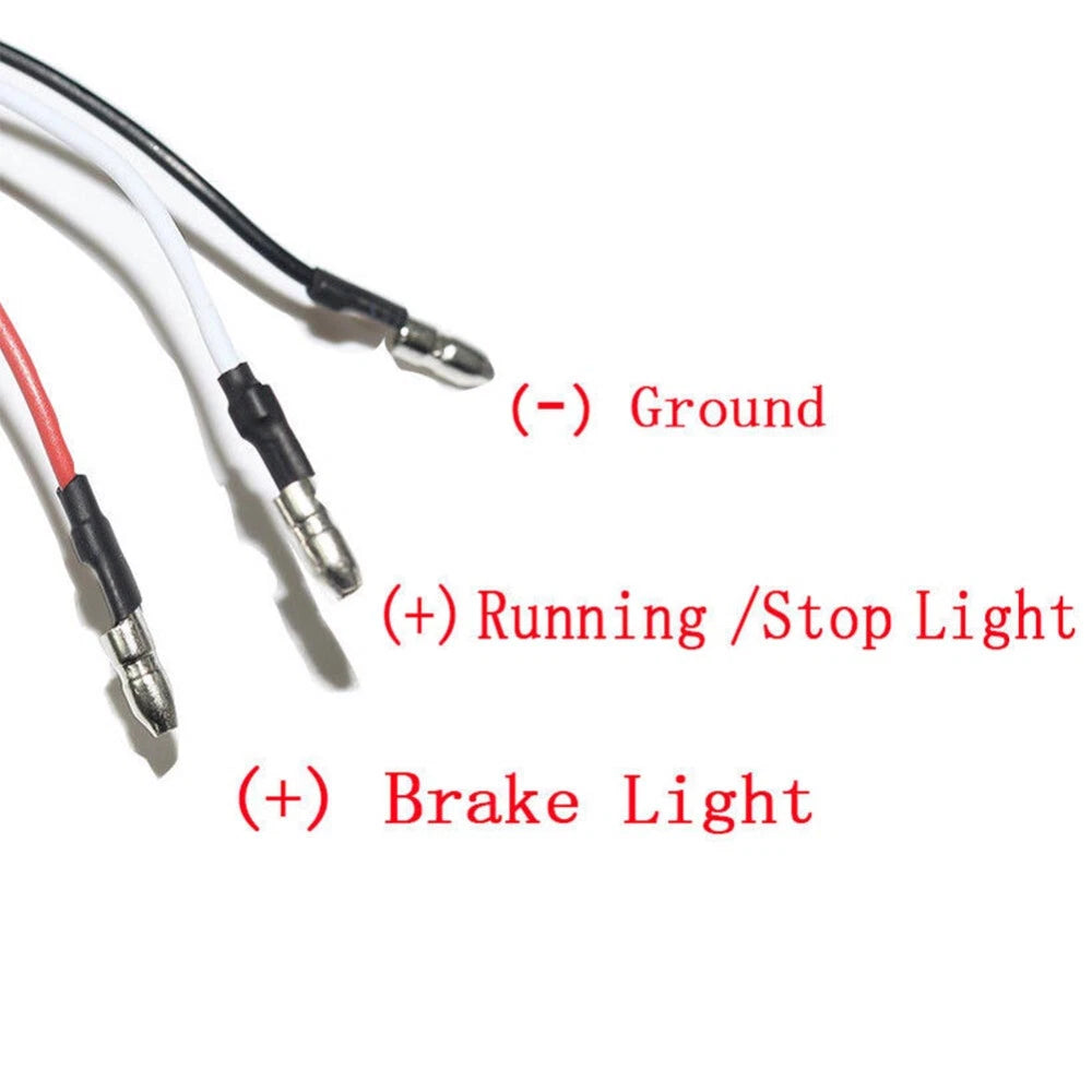 Motorcycle Rear Tail Brake Stop Light for Harley Chopper Bobber Cafe Racer ST