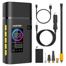 Load image into Gallery viewer, AUXITO Rechargeable Car Tire Air Inflator Portable Electric Tyre Pump Cordless