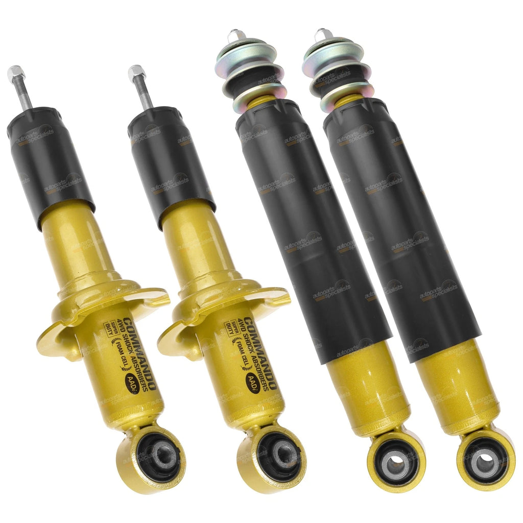 LH+RH Front and Rear Foam Cell Strut Shock Absorbers for Nissan Patrol Y62 2013–2022