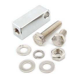 Chrome CNC Headlight Mount Bracket Block for Harley Softail FXST Breakout Glide