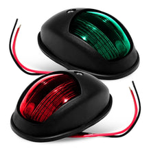 Load image into Gallery viewer, 2x LED Navigation Lights Nav Lamp Mount Port Starboard Marine Yacht Boat A