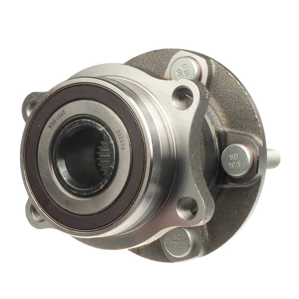 Rear wheel bearing hub assembly for Subaru Legacy, Liberty and Outback with ABS encoder