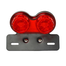 Load image into Gallery viewer, 12V License Plate LED Brake Tail Turn Signal Light For Bobber Cafe Racer Chopper