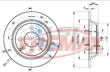 Load image into Gallery viewer, Fremax Rear Brake Disc Rotors for Saab 900 2.0 (1985-1993)